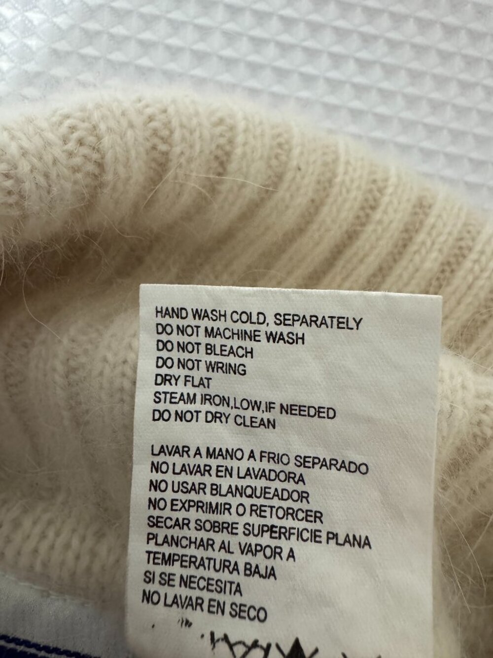 ERIKA & CO. Y2K Angora Lambswool Blend Turtleneck Sweater - Picture 4 of 6
